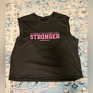 Burn Boot Camp Athletic Crop